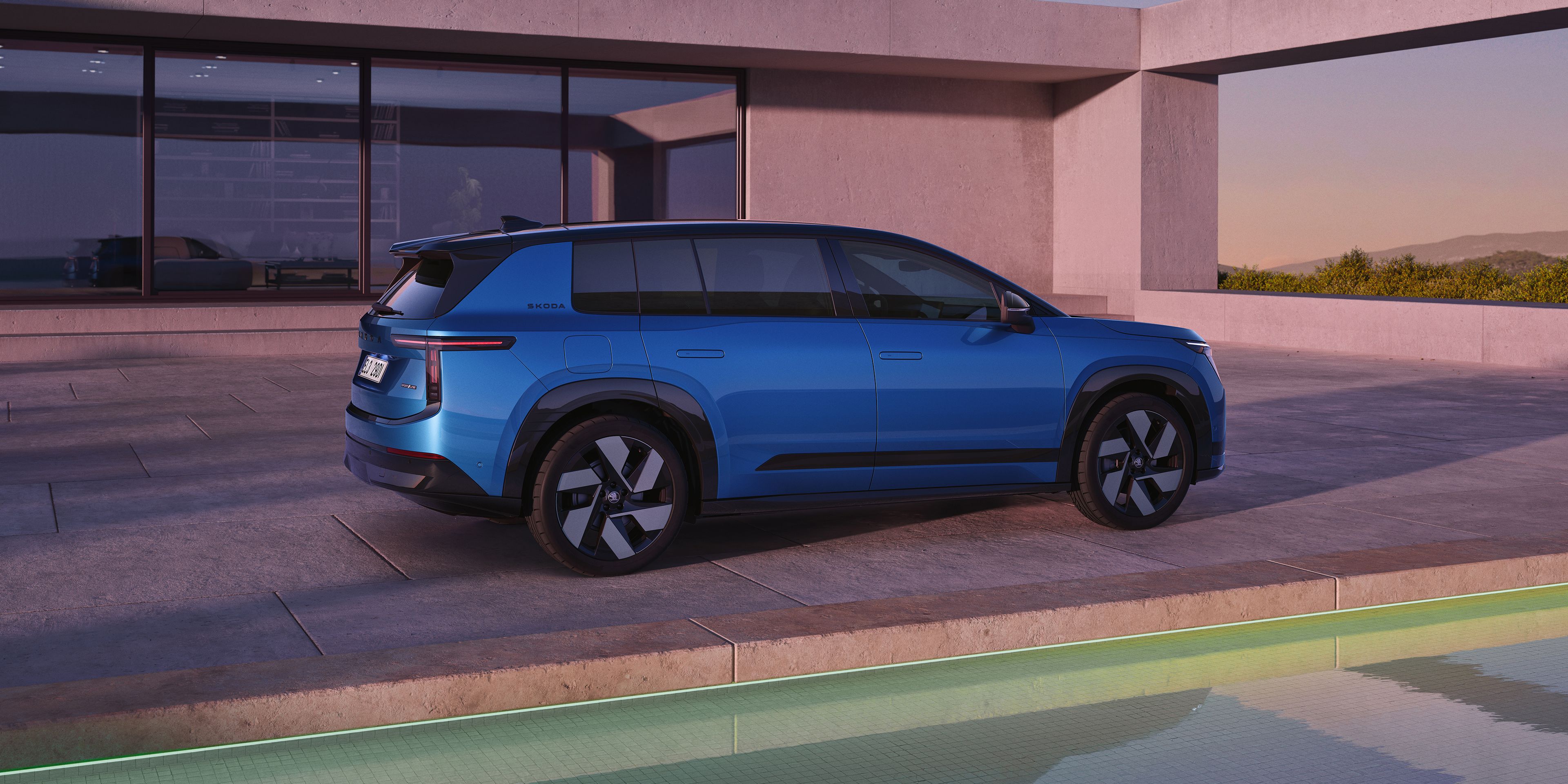 Škoda Peaq Sportline schräg hinten