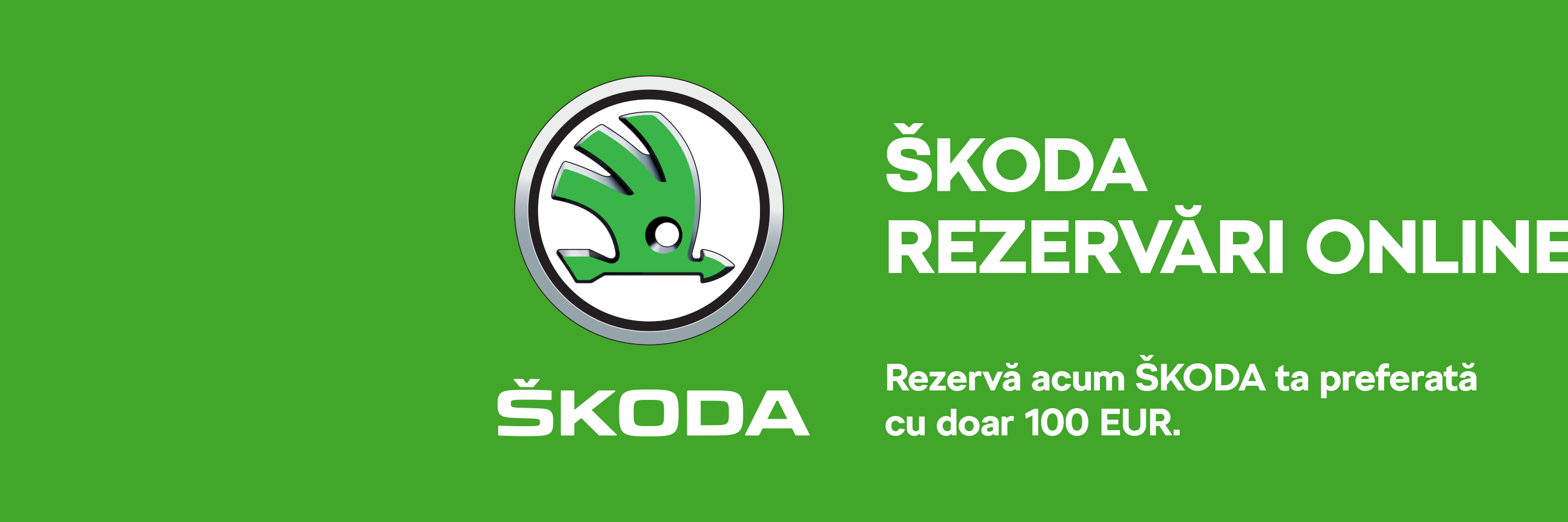 Škoda Online Deal Banner