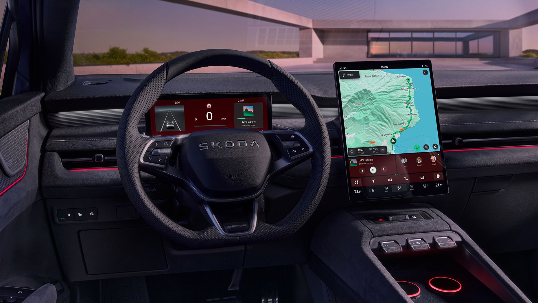 Škoda Peaq Sportline Cockpit