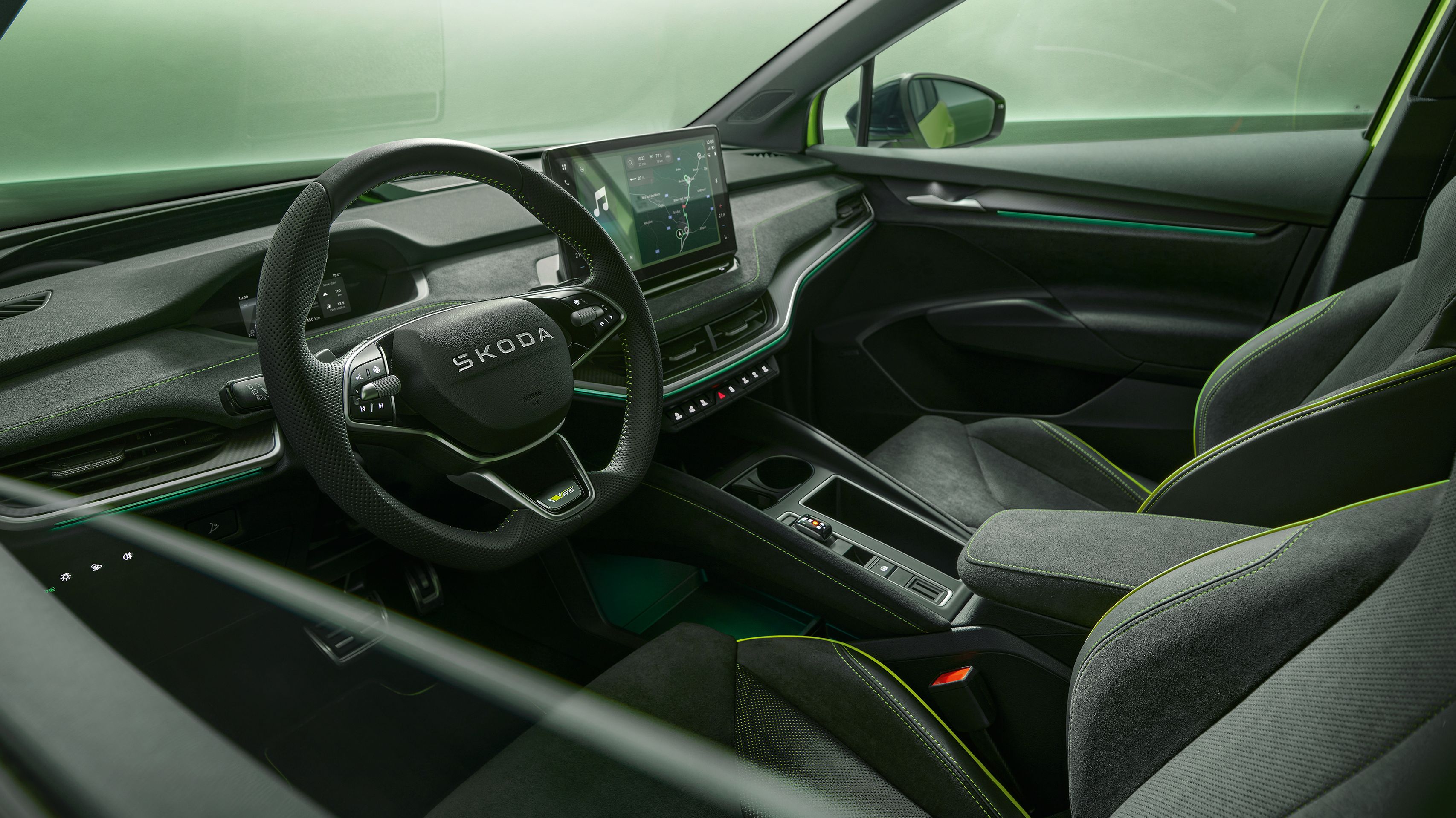 Škoda Enyaq RS Interieur – Innenansicht
