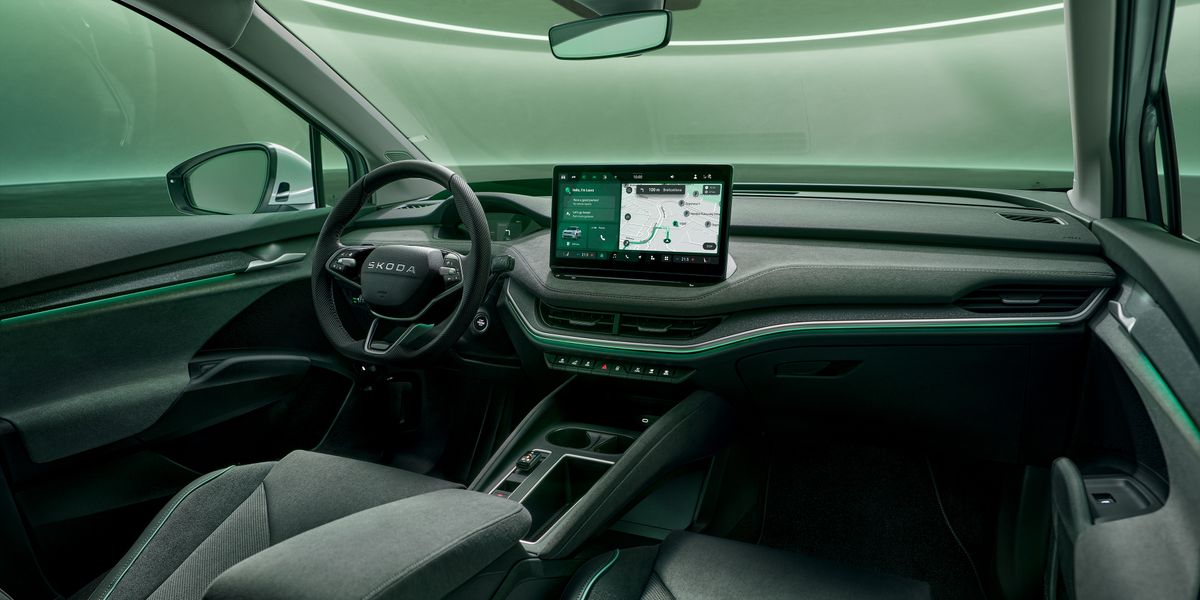 Škoda Enyaq – interior și materiale Design Selection